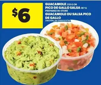 Real Canadian Superstore Guacamole or pico de gallo salsa offer