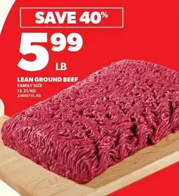 Loblaws Lean ground beef offer
