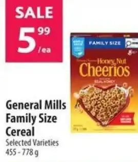 Co-op General Mills Family Size Cereal offer