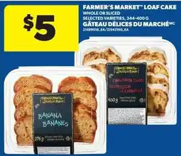 Real Canadian Superstore Farmer's market loaf cake whole or sliced offer