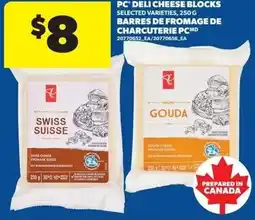 Real Canadian Superstore Pc deli cheese blocks offer