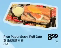 T&T Supermarket Rice Paper Sushi Roll Duo offer