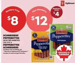 Real Canadian Superstore Schneiders pepperettes offer