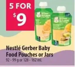 Co-op Nestlé Gerber Baby Food Pouches or Jars offer