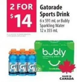 Co-op Gatorade Sports Drink offer