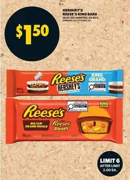 Real Canadian Superstore Hershey's reese's king bars offer