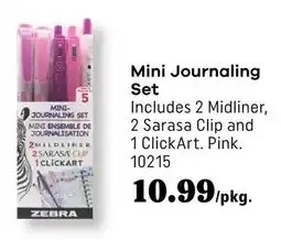 Covey Basics ZEBRA Mini Journaling Set offer