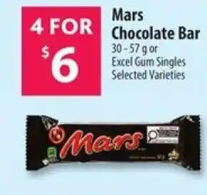 Co-op Mars Chocolate Bar offer