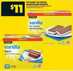 Real Canadian Superstore No name ice cream sandwiches or bars offer