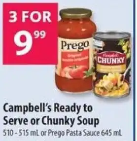 Co-op Campbell's Ready to Serve or Chunky Soup offer