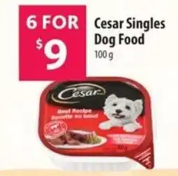 Co-op Cesar Singles Dog Food offer