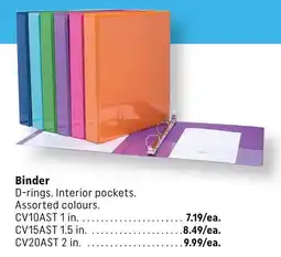 Covey Basics Binder D-rings CV20AST 2 in. offer