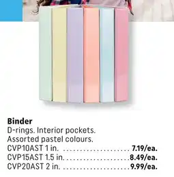 Covey Basics Binder D-rings CVP10AST 1 in. offer