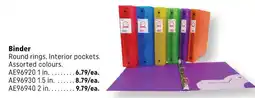 Covey Basics Binder Round rings AE96920 1 in. offer