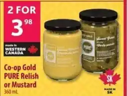Co-op Co-op Gold PURE Relish or Mustard offer