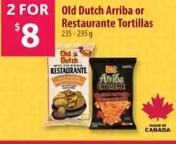 Co-op Old Dutch Arriba or Restaurante Tortillas offer
