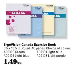 Covey Basics OffiSmart ErgoVision Canada Exercise Book offer