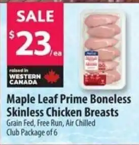 Co-op Maple Leaf Prime Boneless Skinless Chicken Breasts offer