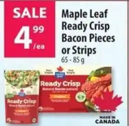 Co-op Maple Leaf Ready Crisp Bacon Pieces or Strips offer