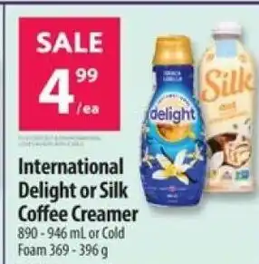 Co-op International Delight or Silk Coffee Creamer offer