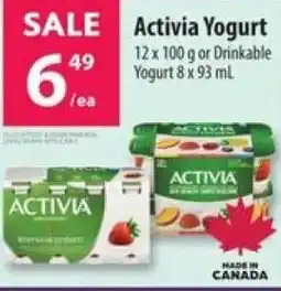 Co-op Activia Yogurt offer