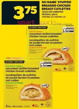 Real Canadian Superstore No name stuffed breaded chicken breast cutlettes offer