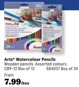 Covey Basics Pentel Arts Watercolour Pencils offer