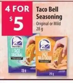 Co-op Taco Bell Seasoning offer