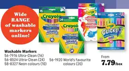 Covey Basics Crayola Washable Markers offer