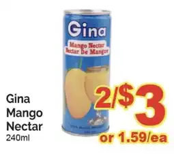 T&T Supermarket Gina Mango Nectar offer