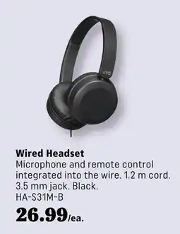 Covey Basics JVC Wired Headset offer