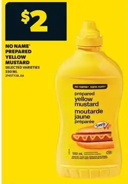 Real Canadian Superstore No name prepared yellow mustard offer