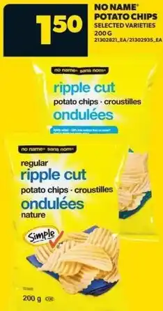 Real Canadian Superstore No name potato chips offer