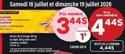Maxi Barres de fromage offer