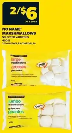 Real Canadian Superstore No name marshmallows offer