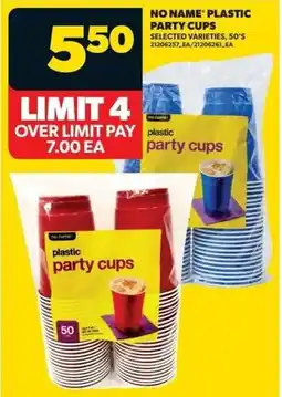 Real Canadian Superstore No name plastic party cups offer