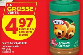 Maxi Beurre d'arachide Kraft offer