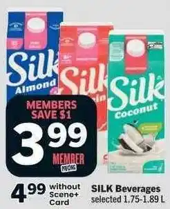 Co-op SILK Beverages offer