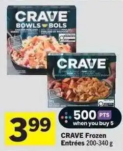 Co-op CRAVE Frozen Entrées offer