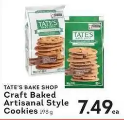 IGA Tate's Bake Shop Craft Baked Artisanal Style Cookies offer