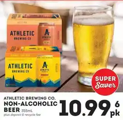 IGA Athletic brewing co. non-alcoholic beer offer
