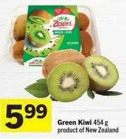 Co-op Zespri Green Kiwi offer