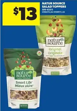 Real Canadian Superstore Natur source salad toppers offer