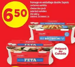 Maxi Fromage en emballage double Saputo offer