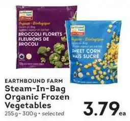 IGA Earthbound Farm Steam-In-Bag Organic Frozen Vegetables offer