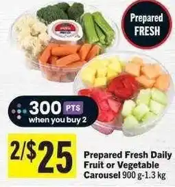 Co-op Prepared Fresh Daily Fruit or Vegetable Carousel offer