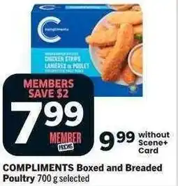 Co-op COMPLIMENTS Boxed and Breaded Poultry offer