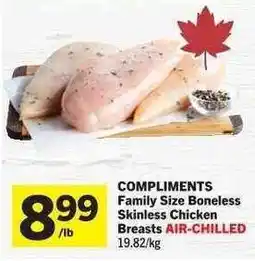 Co-op COMPLIMENTS Family Size Boneless Skinless Chicken Breasts AIR-CHILLED offer