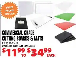 Len's Mill Stores COMMERCIAL GRADE CUTTING BOARDS & MATS offer