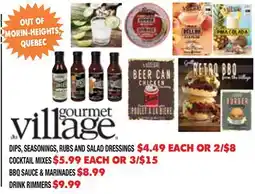 Len's Mill Stores GOURMET DU VILLAGE DIPS, SEASONINGS, RUBS AND SALAD DRESSINGS offer